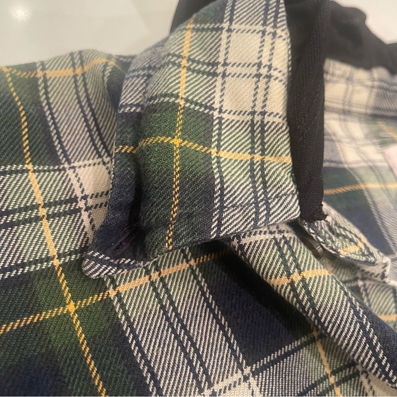 LF Furst Of A Kind oversized flannel with mesh sleeves & hood - Picture 14 of 16